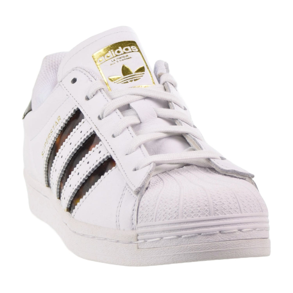 Superstar White-Gold Metallic Women\'s Cloud Adidas Shoes