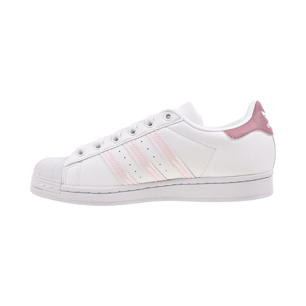 Adidas Superstar J Big Kids' Shoes Cloud White-Almost Pink-Magic Mauve Adidas Superstar J Big Kids' Shoes Cloud White-Almost Pink-Magic Mauve