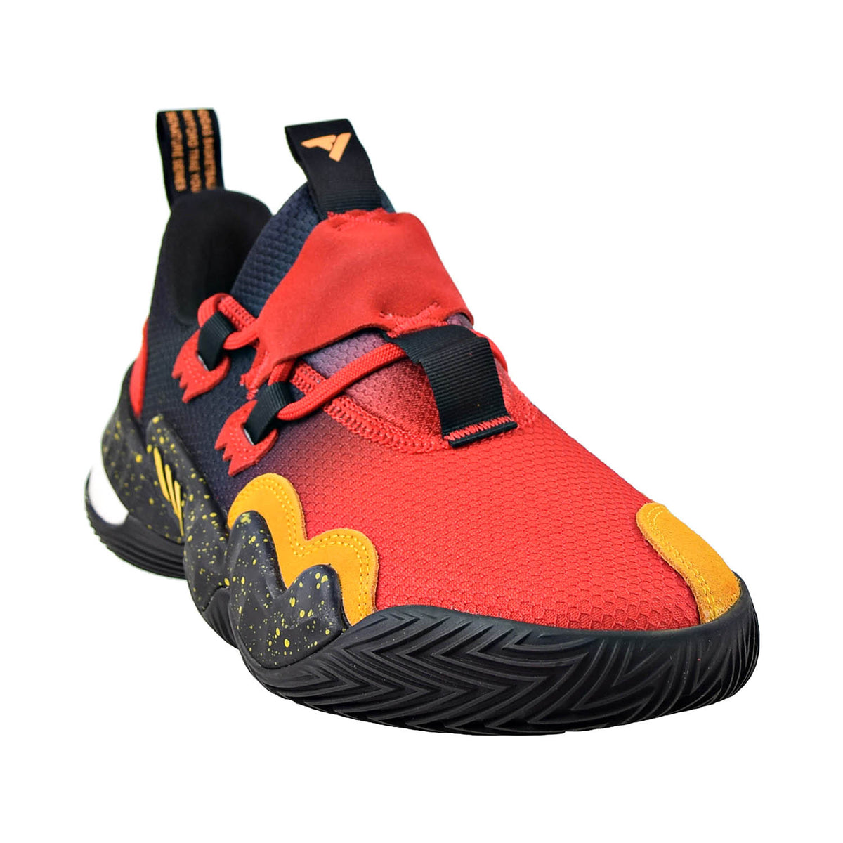 Adidas Trae Young 1 "Atlanta Hawks" Men's Basketball Shoes Black-Red-Yellow