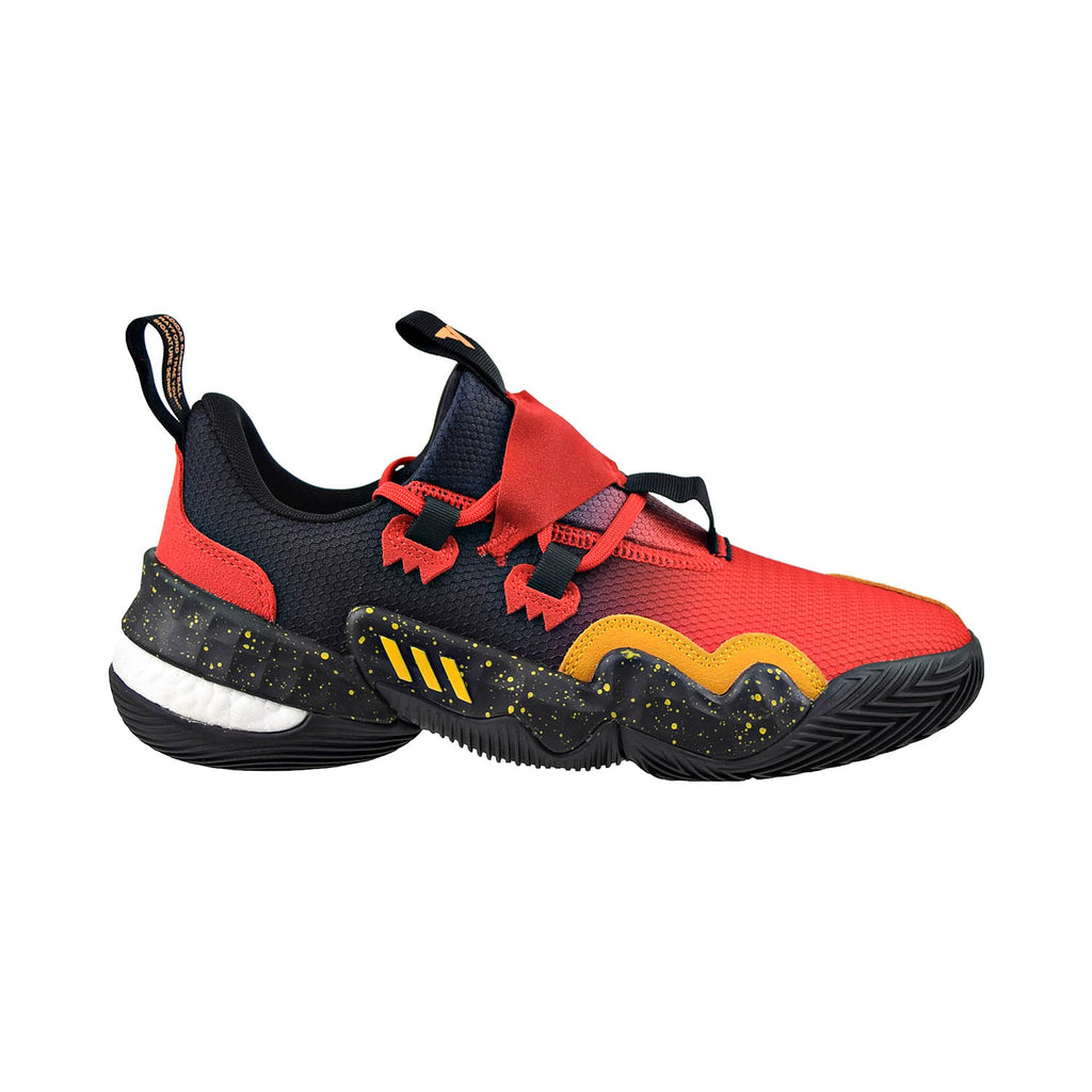 Adidas Trae Young 1 "Atlanta Hawks" Men's Basketball Shoes Black-Red-Yellow
