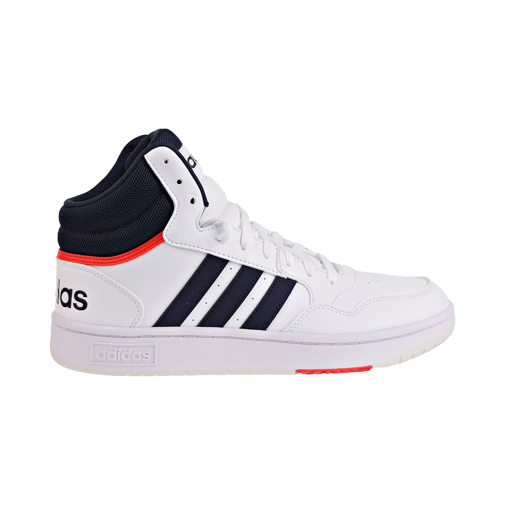 Adidas Hoops 3.0 Mid Classic Vintage Men's Shoes White-Navy-Red