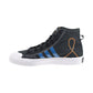 Adidas X The Simpsons Nizza Hi RF Big Kids' Shoes Core Black/Cloud White