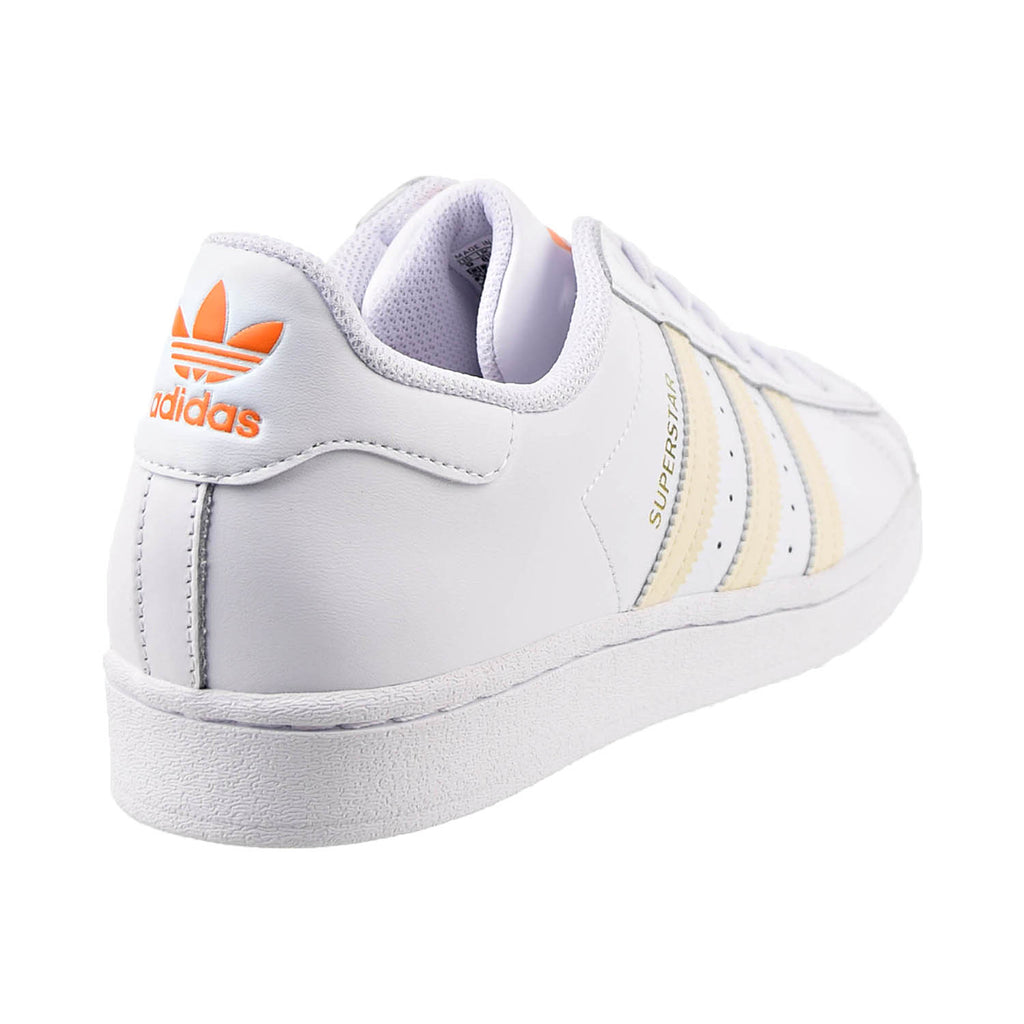 Adidas Superstar Men's Shoes Cloud White-Ecru Tint-Orange Rush Adidas Superstar Men's Shoes Cloud White-Ecru Tint-Orange Rush