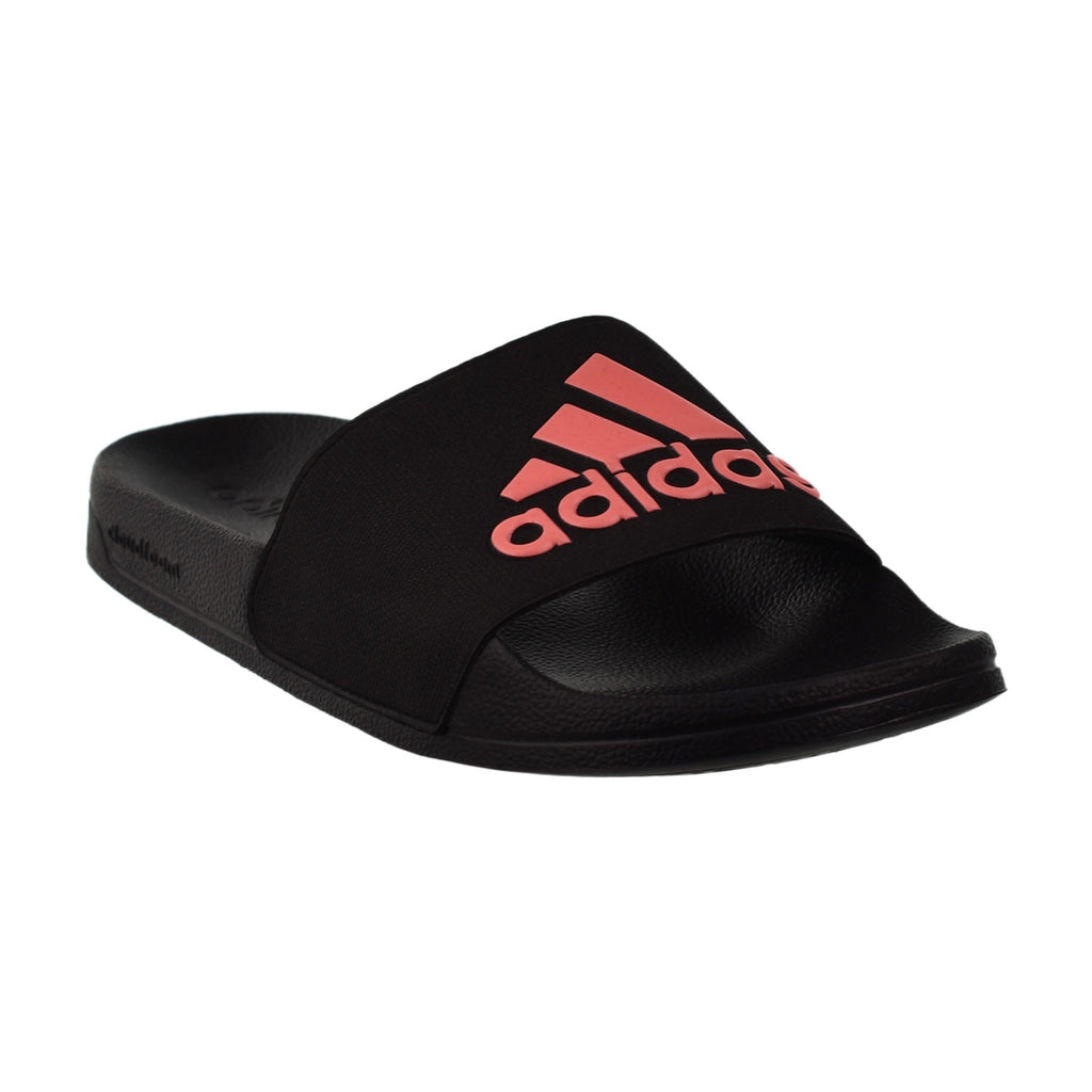 Adidas Adilette Shower Men's Slide Sandals Core Black-Acid Red