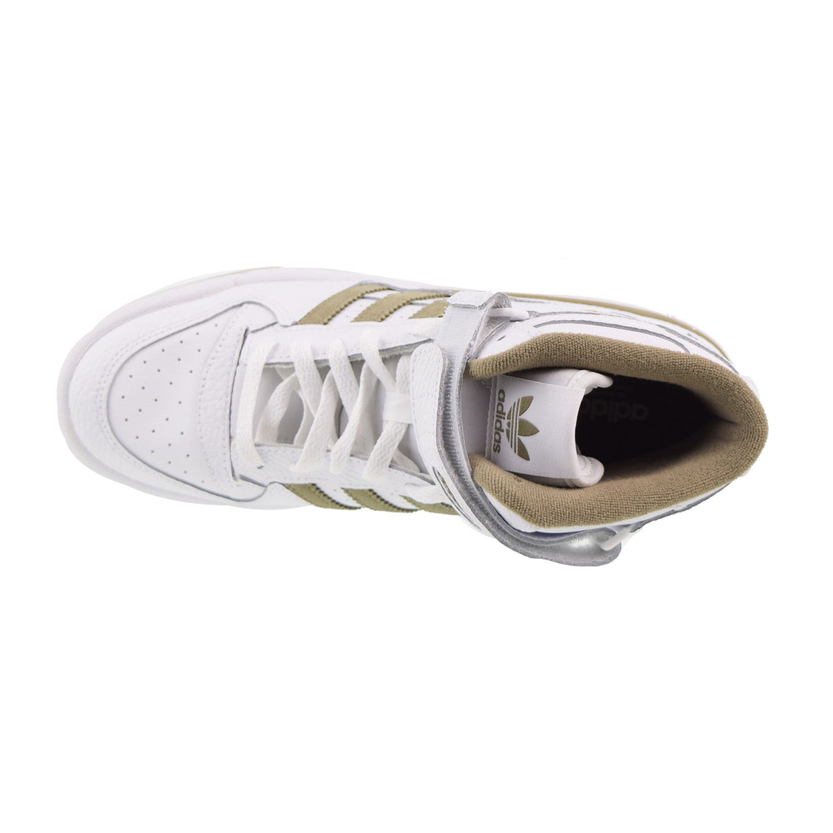 Adidas Forum Mid Big Kids' Shoes White-Orbit Green