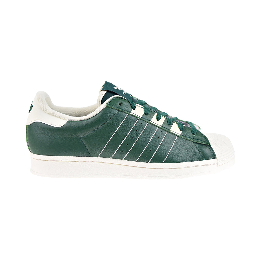 Adidas Men's Superstar Shoes Team Dark Green-Cream White