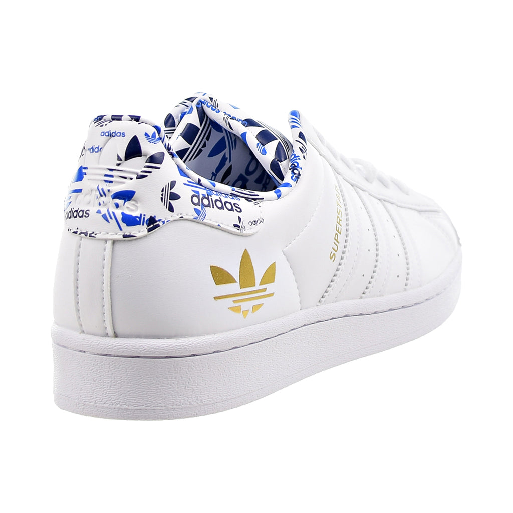Guter Preis Adidas Superstar Men\'s Shoes Cloud White-Gold Metallic-Blue