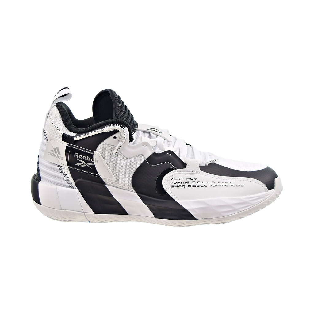 Adidas Dame 7 Extply Shaqnosis/Damenosis Men's Shoes Cloud White-Silver-Black