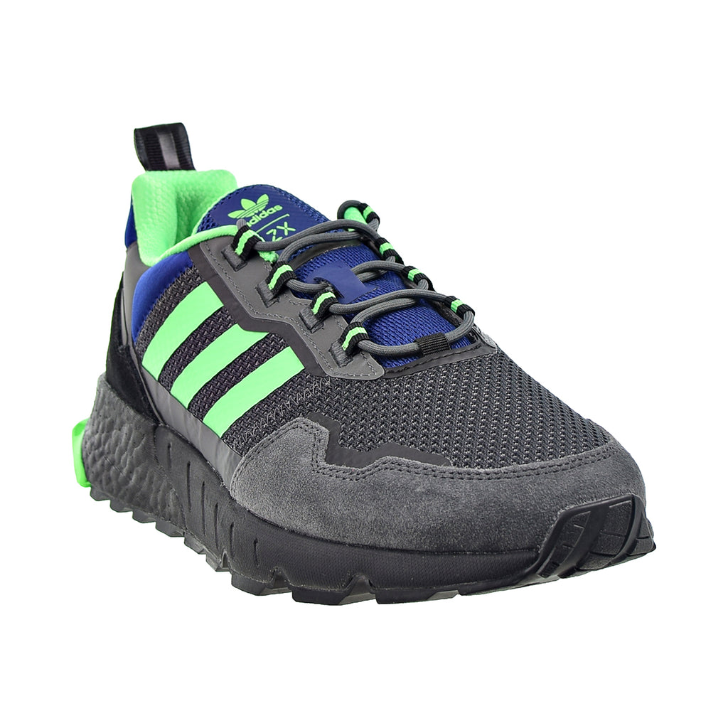 Alfombra de pies cobre Tía Adidas ZX 1K Boost Men's Shoes Grey Six-Screaming Green-Core Black