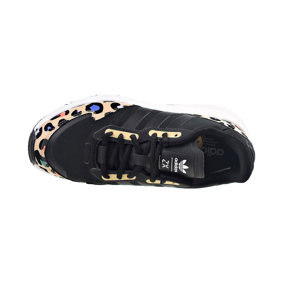 Adidas ZX 1K Boost "Leopard Print" Women's Shoes Core Black-Pale Nude 