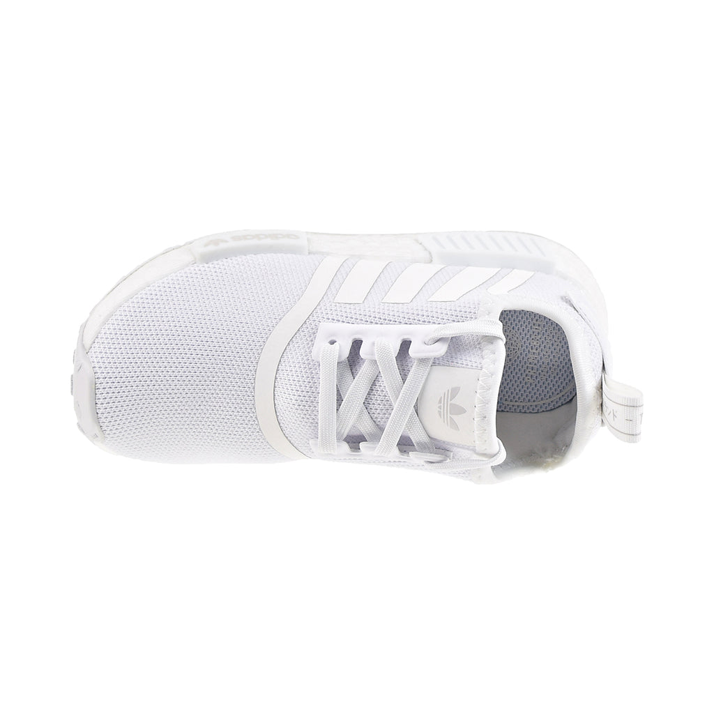 Adidas NMD_R1 C Refined Little Kids' Shoes Cloud White-Grey One Adidas NMD_R1 C Refined Little Kids' Shoes Cloud White-Grey One