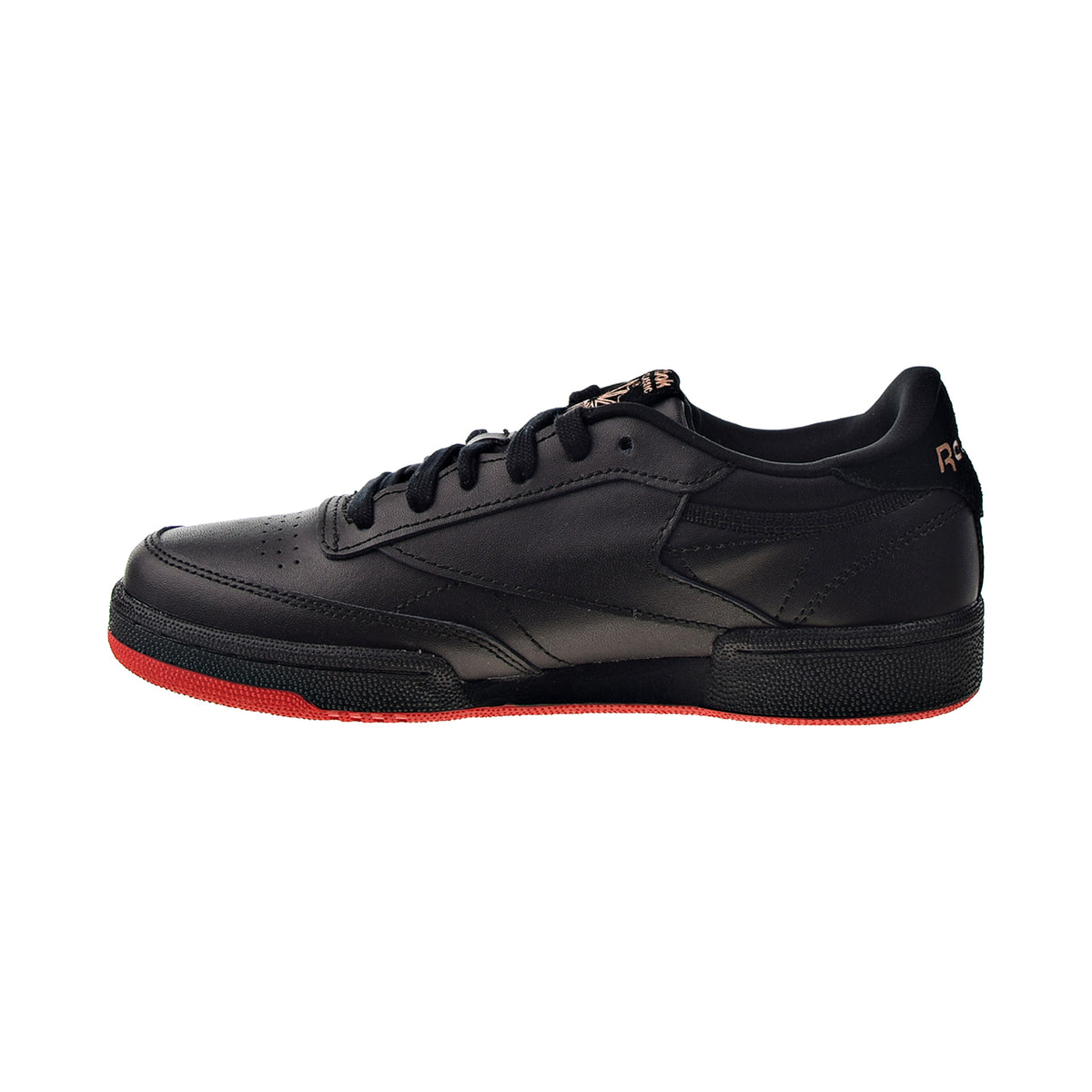Reebok Cardi B Coated Club C Big Kids' Shoes Core Black-Vector Red-Rose Gold