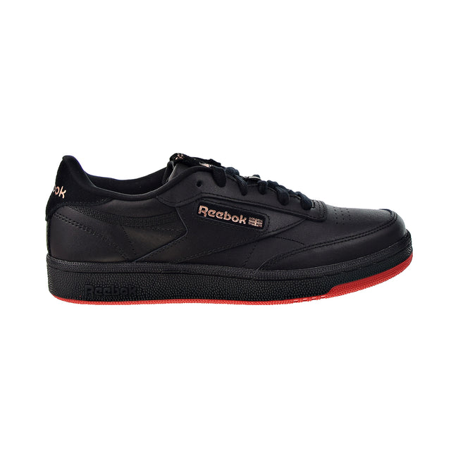 Reebok Cardi B Coated Club C Big Kids' Shoes Core Black-Vector Red-Rose Gold