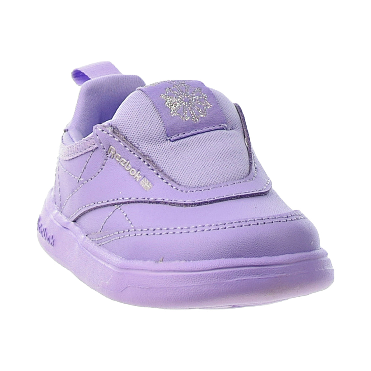 Reebok Cardi B Coated Club C Slip On Toddlers' Shoes Crisp Purple-Quartz Met