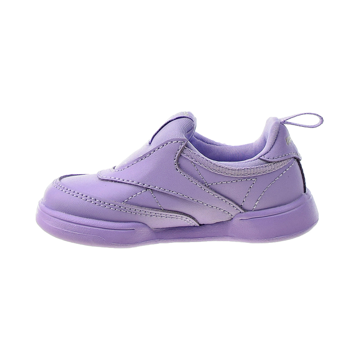 Reebok Cardi B Coated Club C Slip On Toddlers' Shoes Crisp Purple-Quartz Met