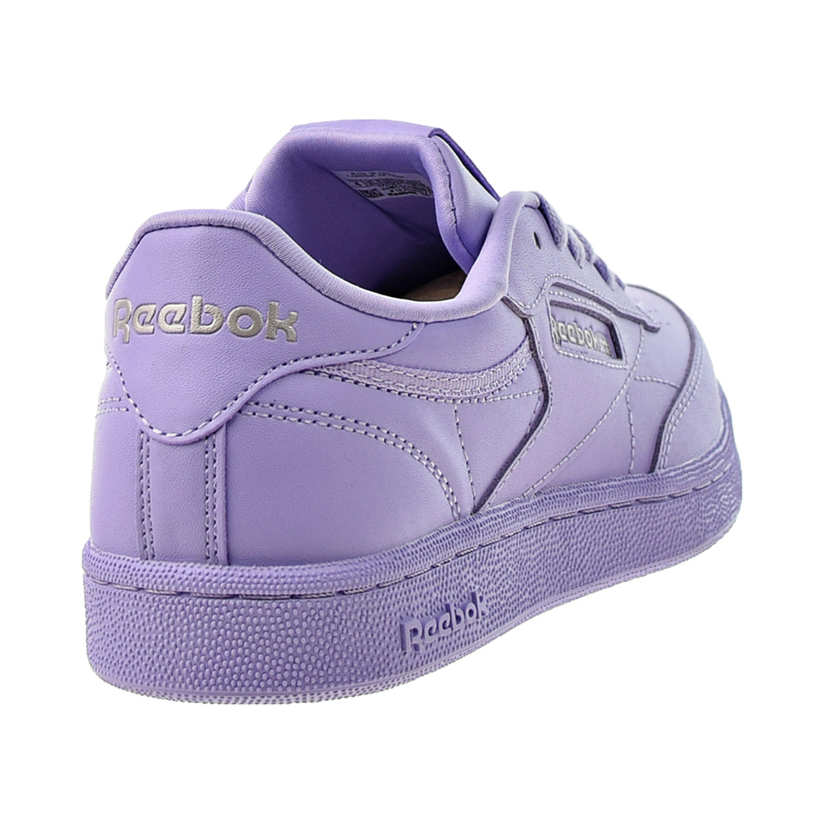Reebok Cardi B Coated Club C Big Kids' Shoes Crisp Purple-Quartz Met