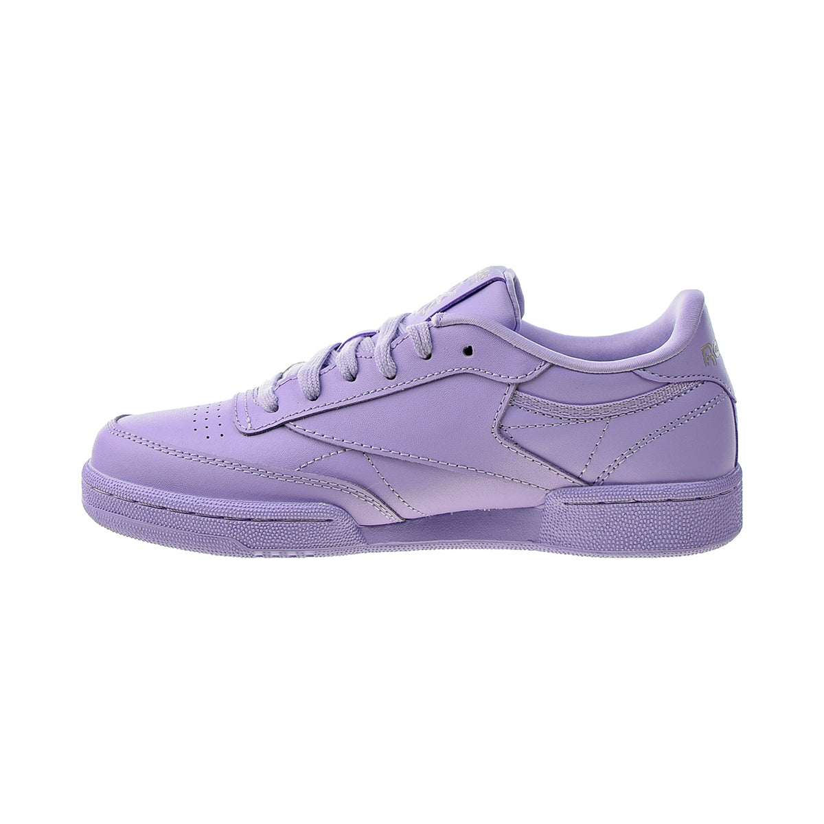 Reebok Cardi B Coated Club C Big Kids' Shoes Crisp Purple-Quartz Met