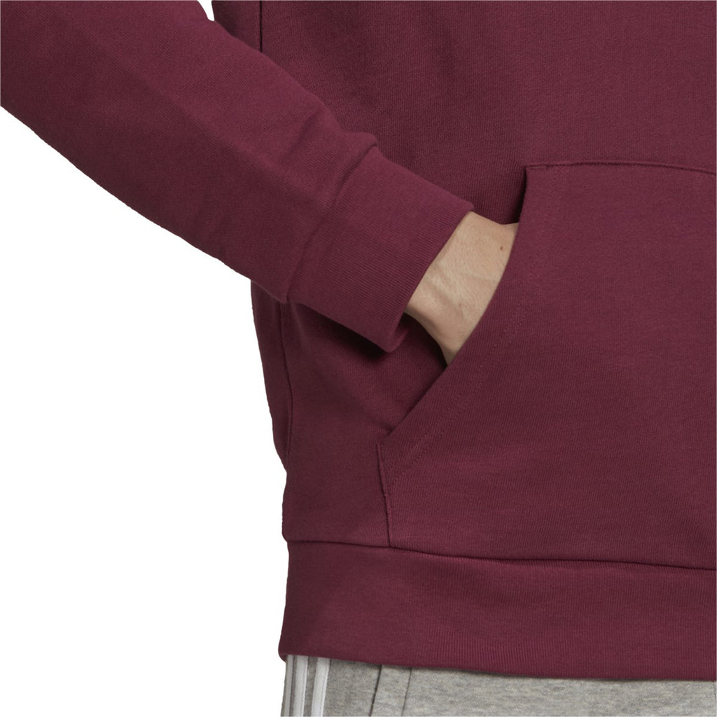 Burgundy trefoil clearance hoodie