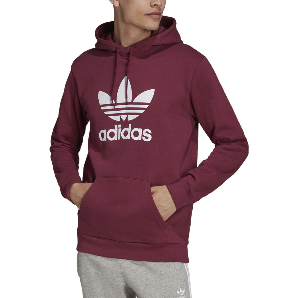 Adidas trefoil burgundy Clearance