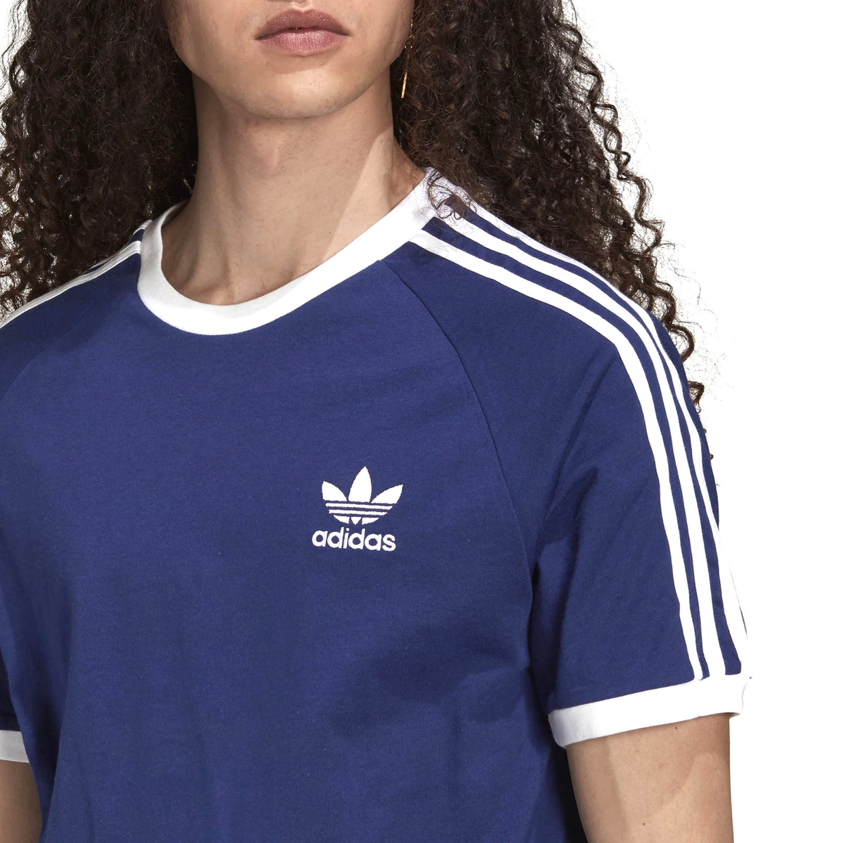 Adidas Adicolor Classics 3 Stripes Men's Tee Blue