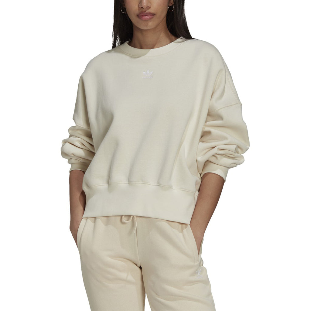 Adidas Adicolor Essentials Women's Fleece Sweatshirt Wonder White