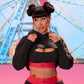 Reebok Cardi B Crop Women's Sweatshirt Black
