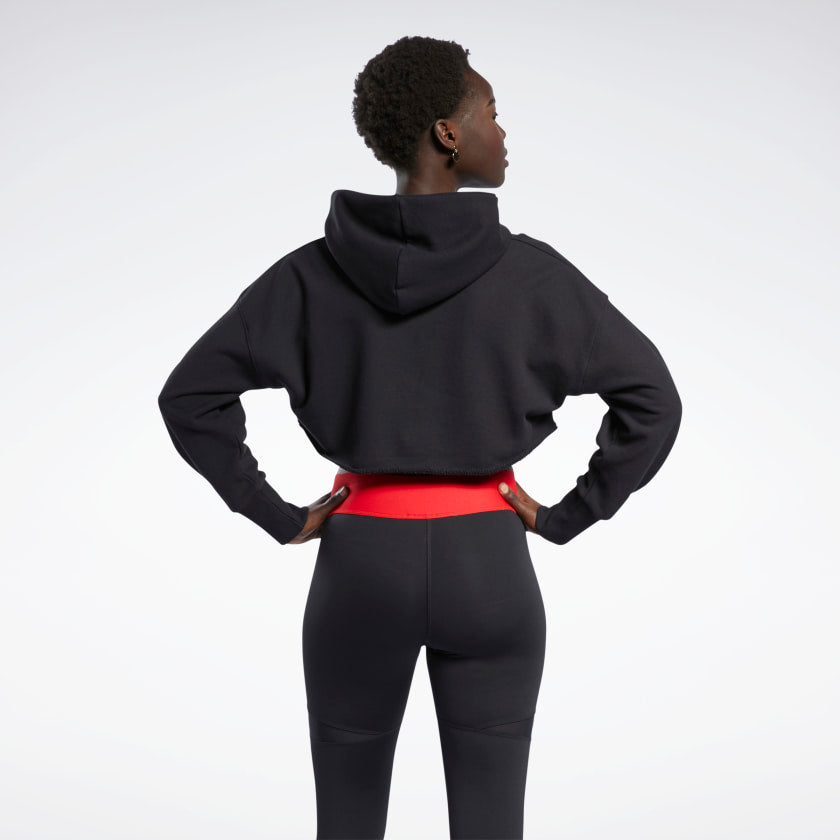 Reebok Cardi B Crop Women's Sweatshirt Black