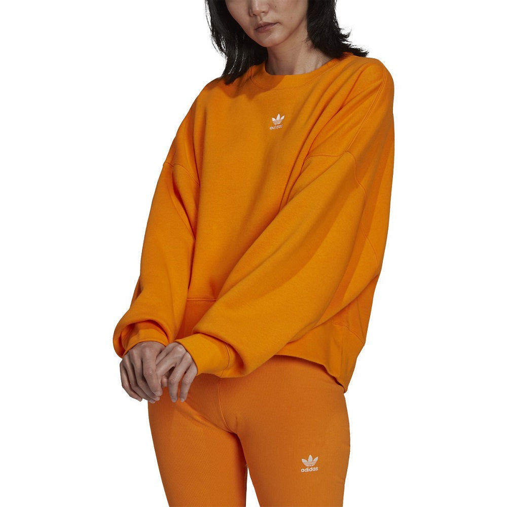 Adidas Adicolor Essentials Fleece Women's Sweatshirt Bright Orange
