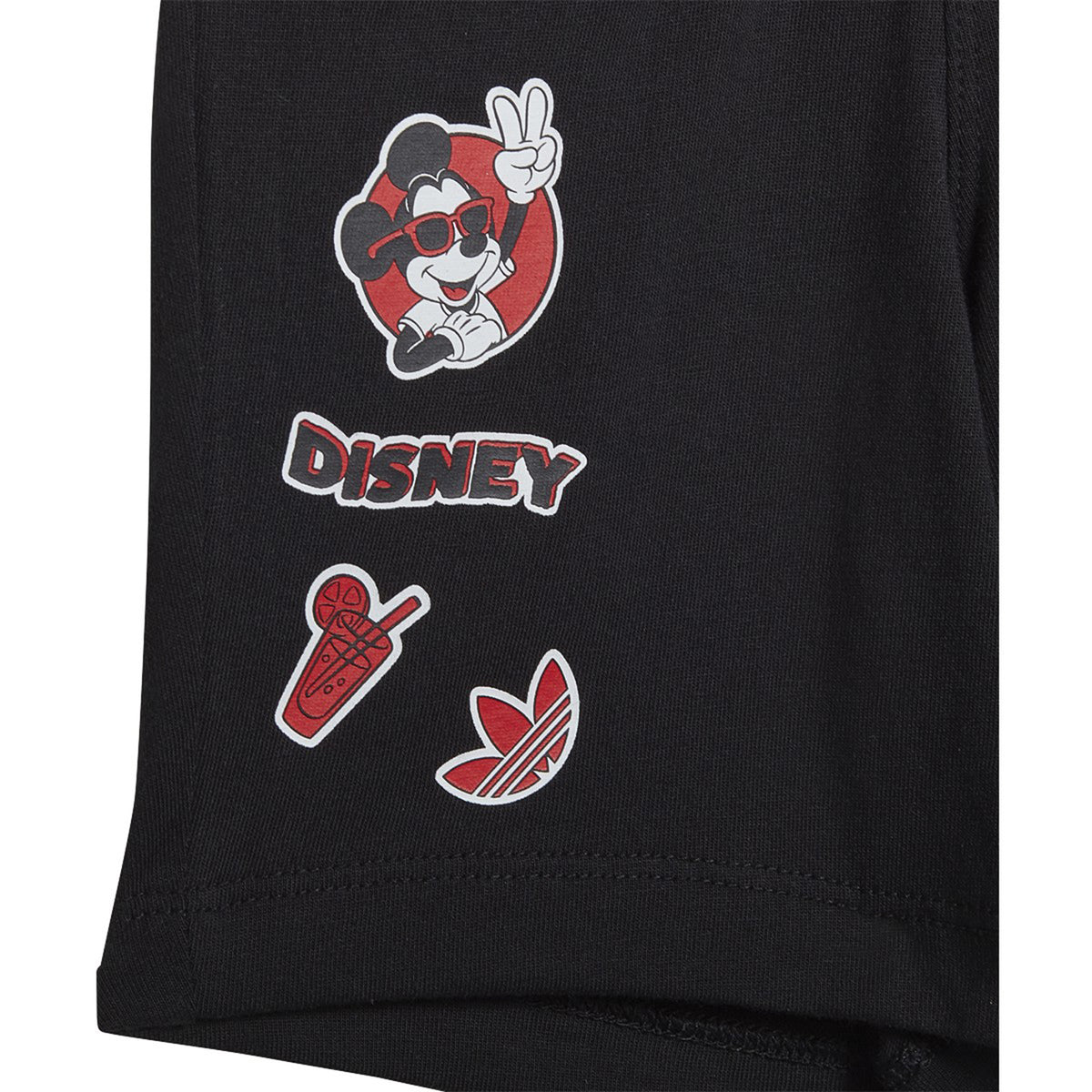 Adidas Disney Mickey And Friends Shorts And Kids' Tee Set White
