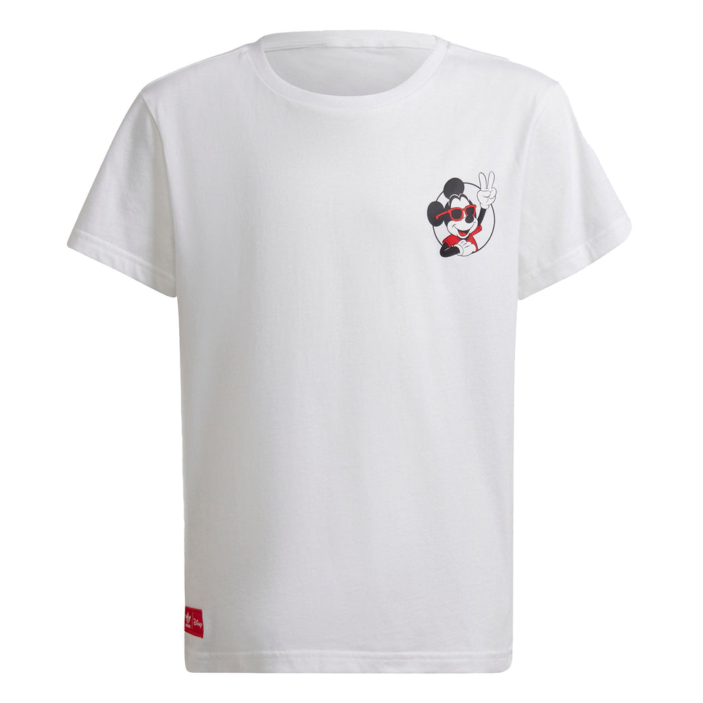Adidas Disney Mickey And Friends Kid's Tee White