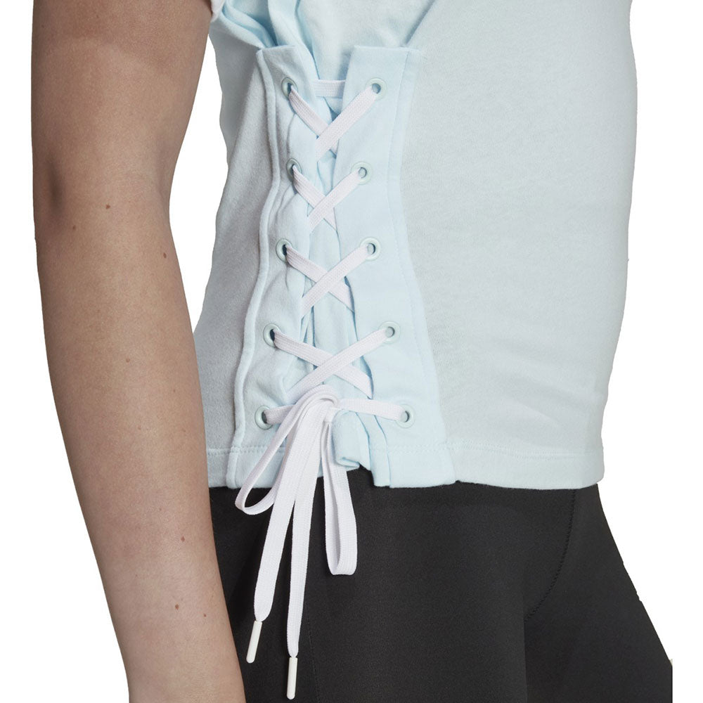 Adidas Originals Laced Women's T-Shirt Almost Blue