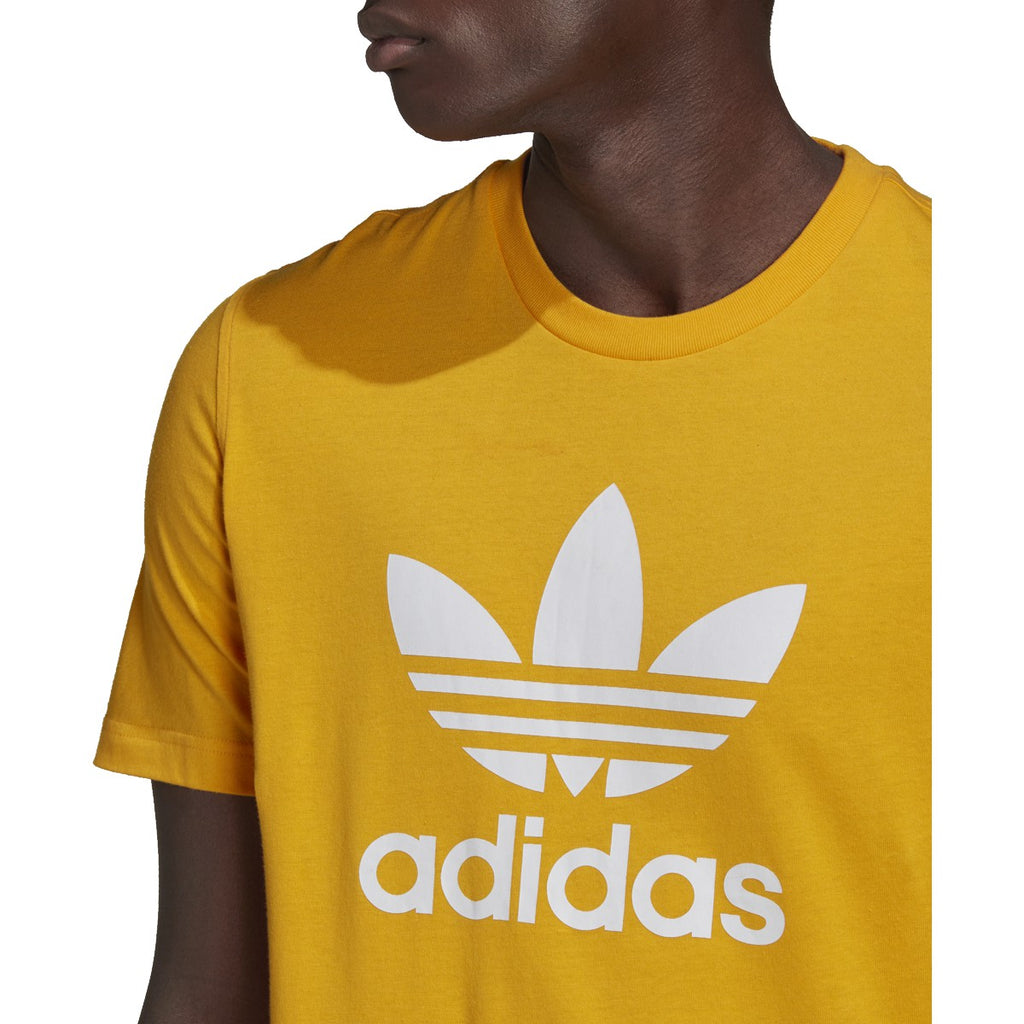Men\'s Adidas Adicolor Tee Classics Gold-Collegiate Trefoil Gold
