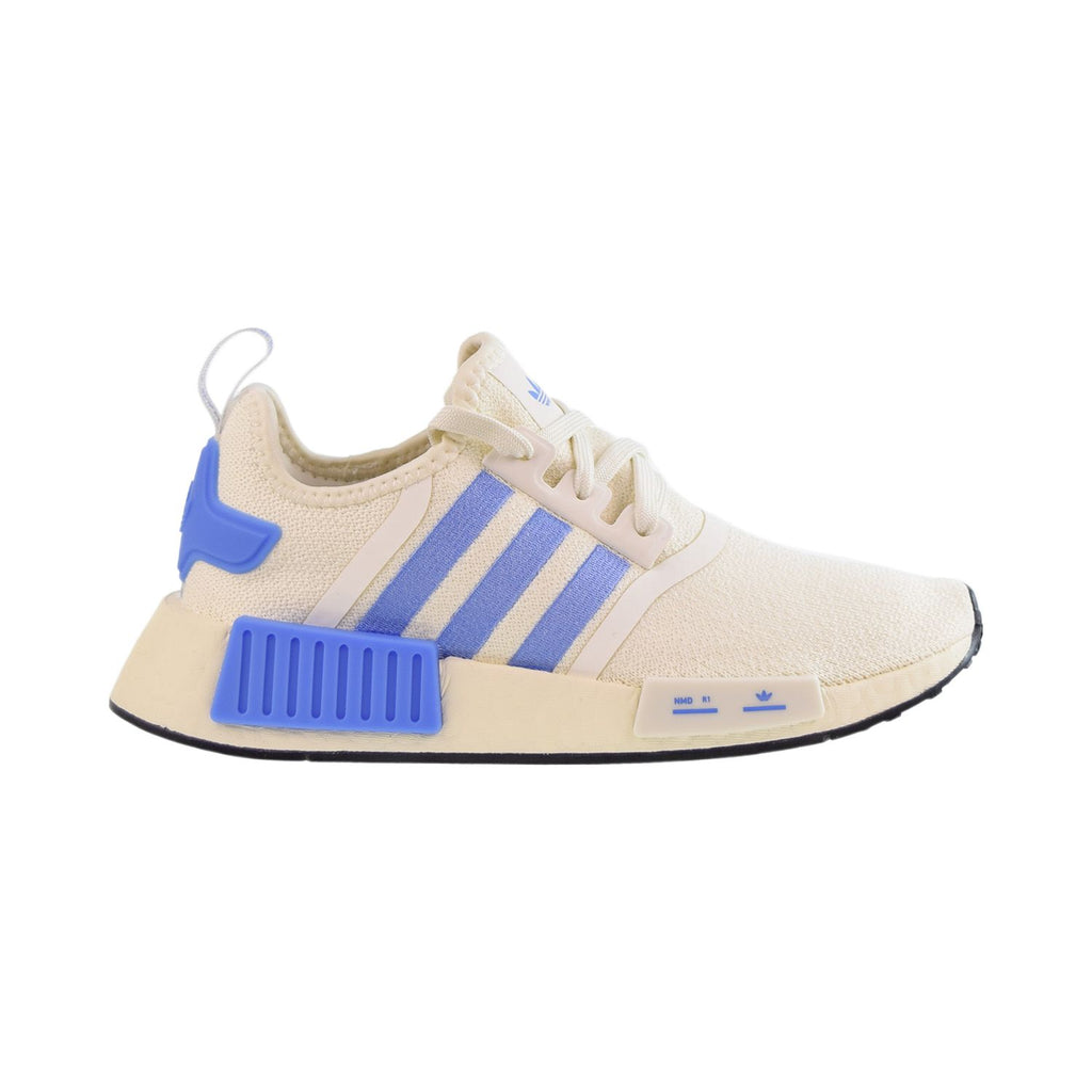 Adidas nmd white with blue Clearance