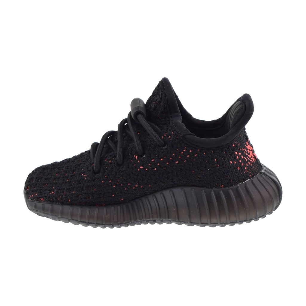 Adidas Yeezy Boost 350 V2 Toddler Shoes Core Black-Red