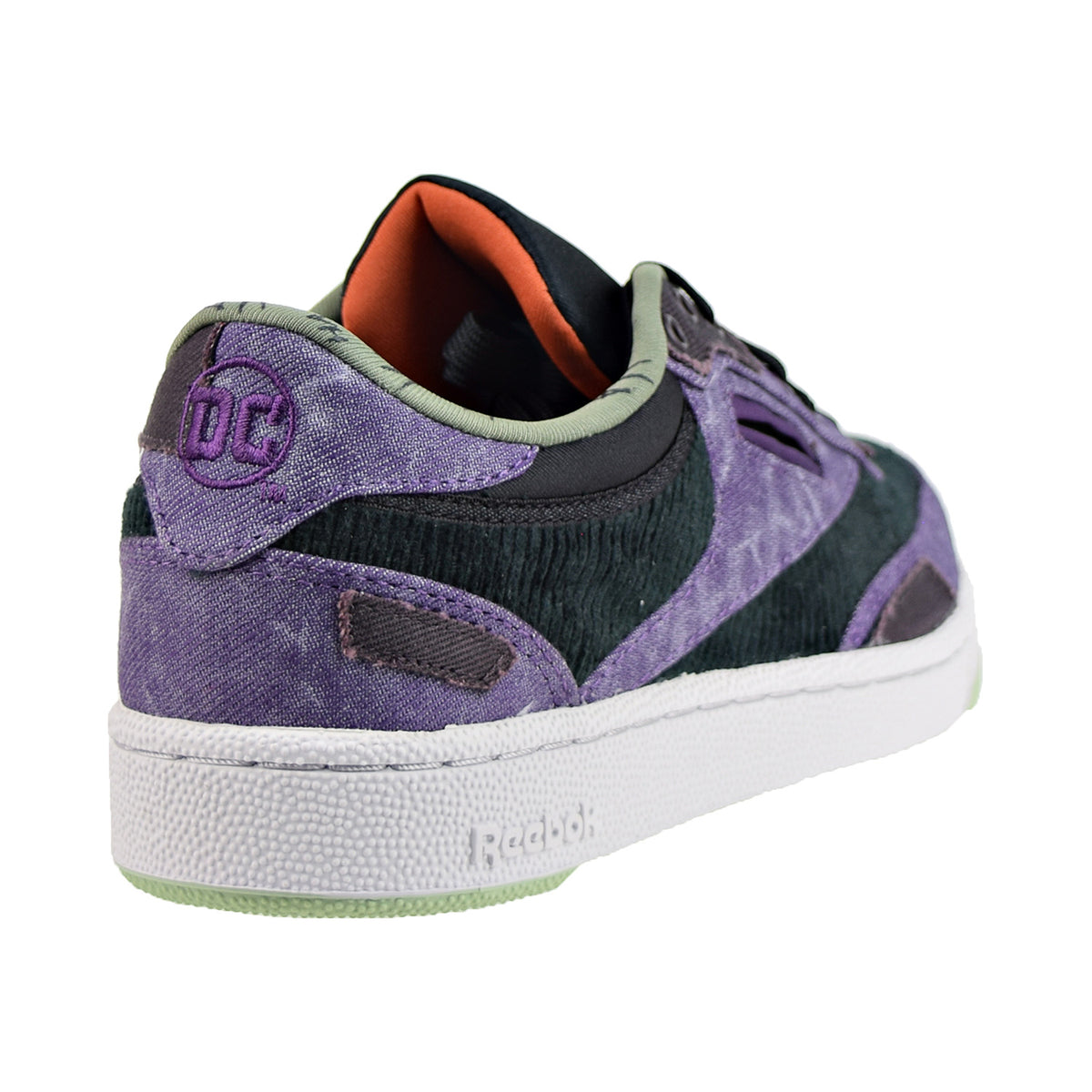 Reebok X DC Club C 85 "Joker" Men's Shoes Purple Shade-Spirit White