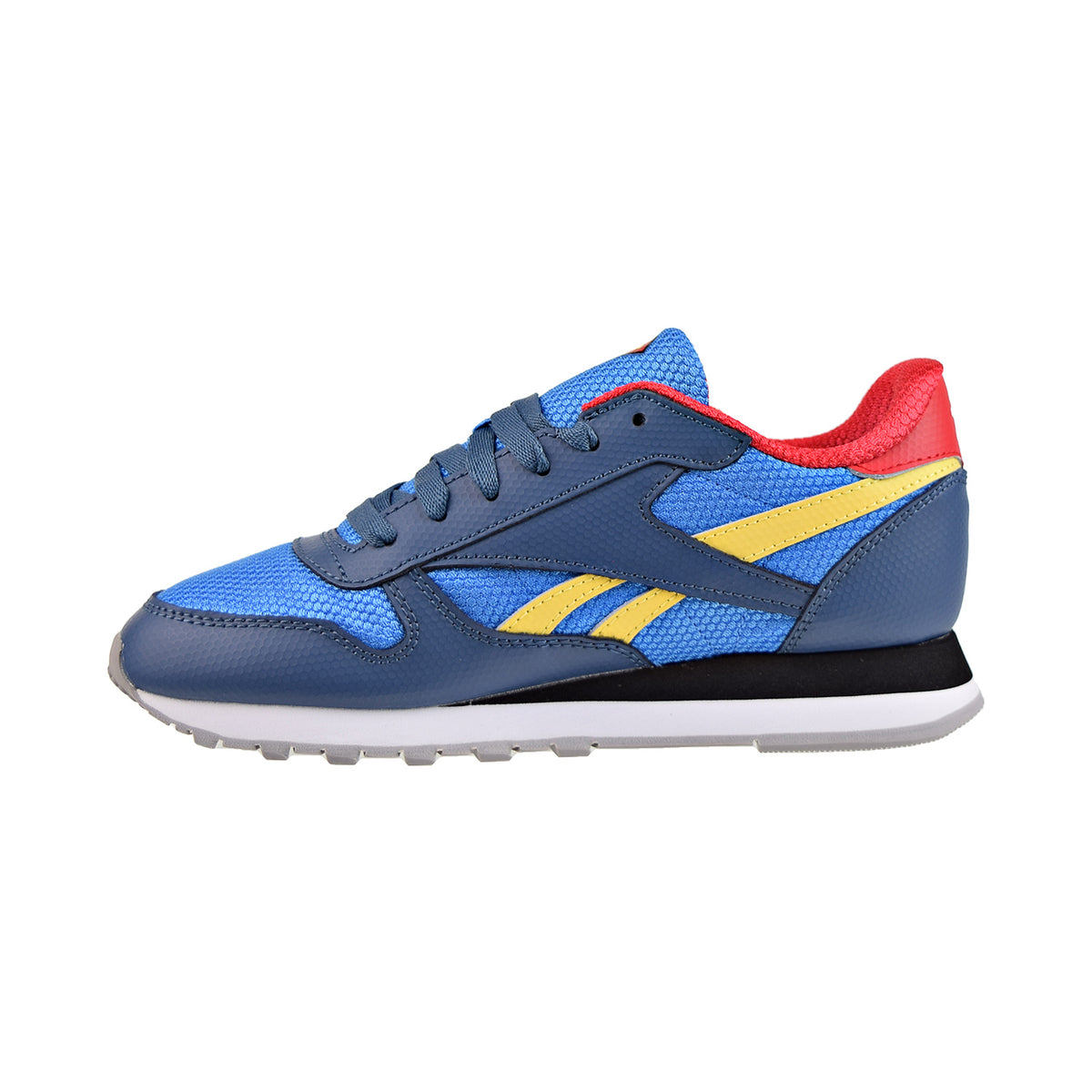 Reebok DC Classic Leather Big Kids' Shoes Upbeat Blue-Redtastic