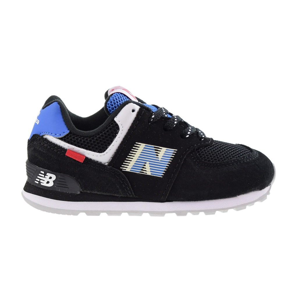 New Balance 574 Speed Toddlers Shoes Black-Cobalt