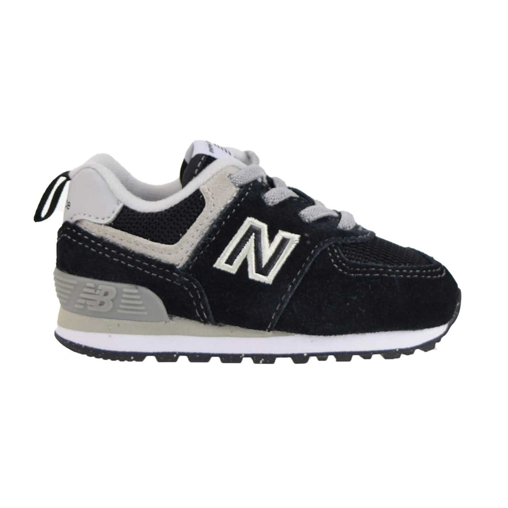 New Balance 574 Bungee "Core Pack" Toddler Shoes Black-White