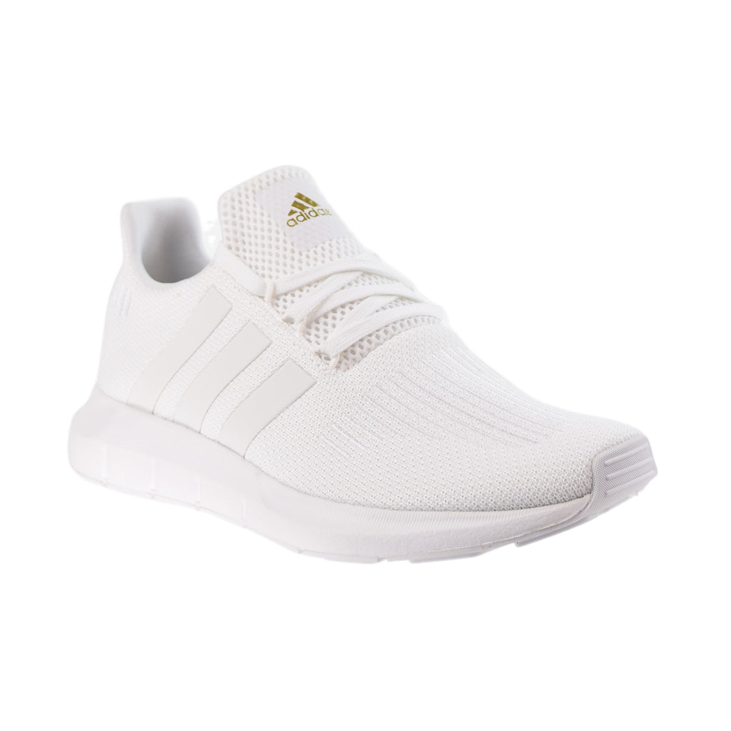 White and gold adidas swift run Clearance