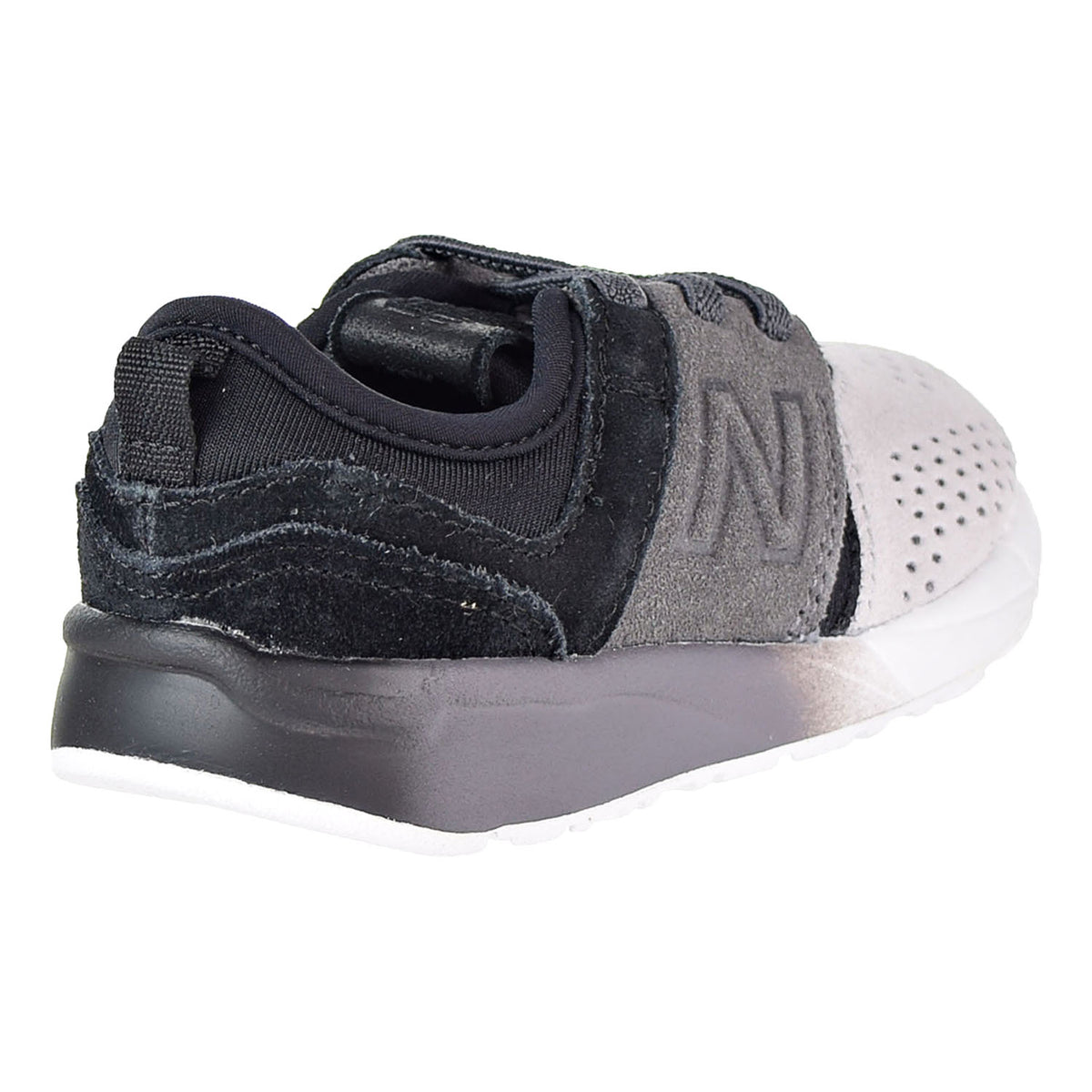 New Balance 247 Suede Toddler's Shoes Black/Castlerock