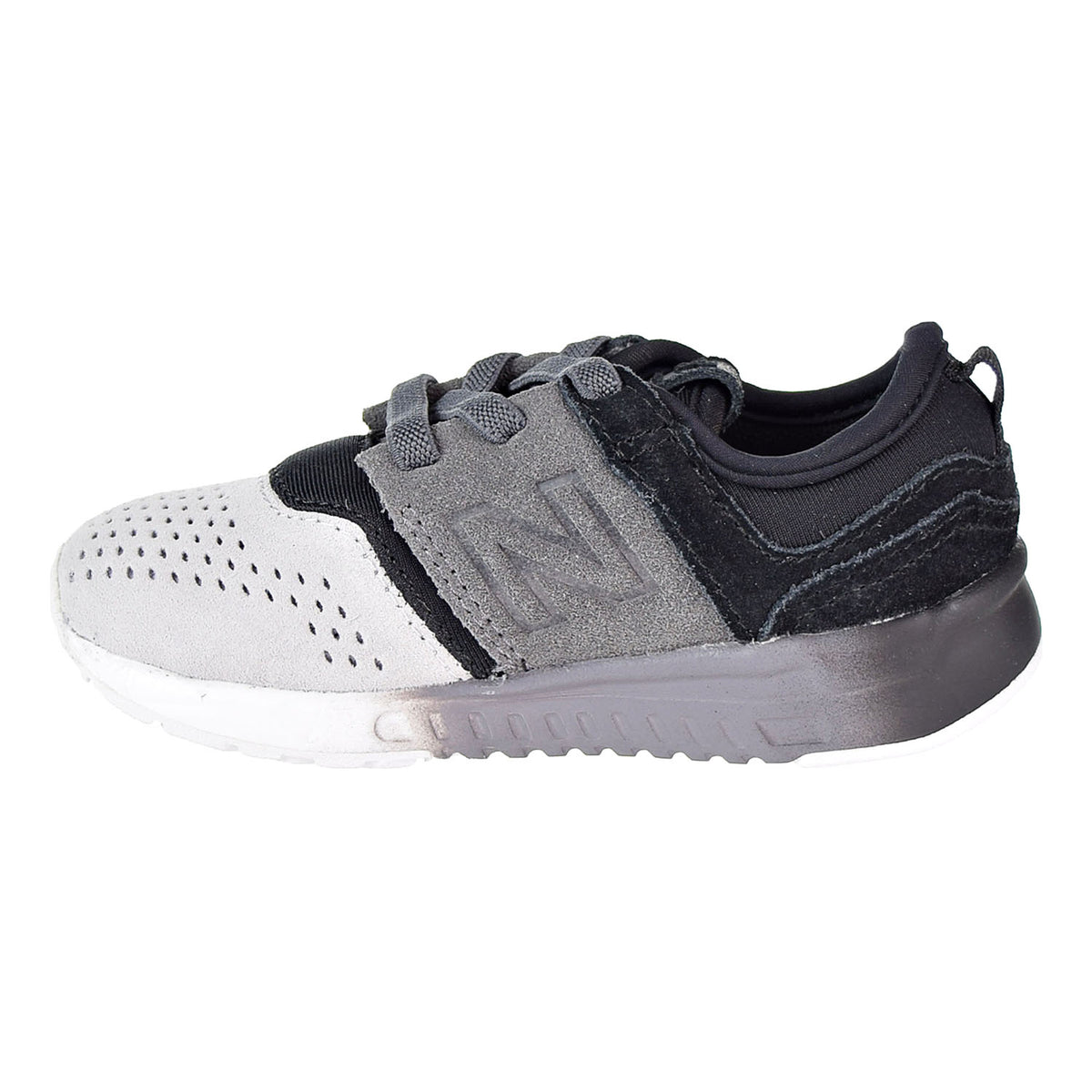 New Balance 247 Suede Toddler's Shoes Black/Castlerock