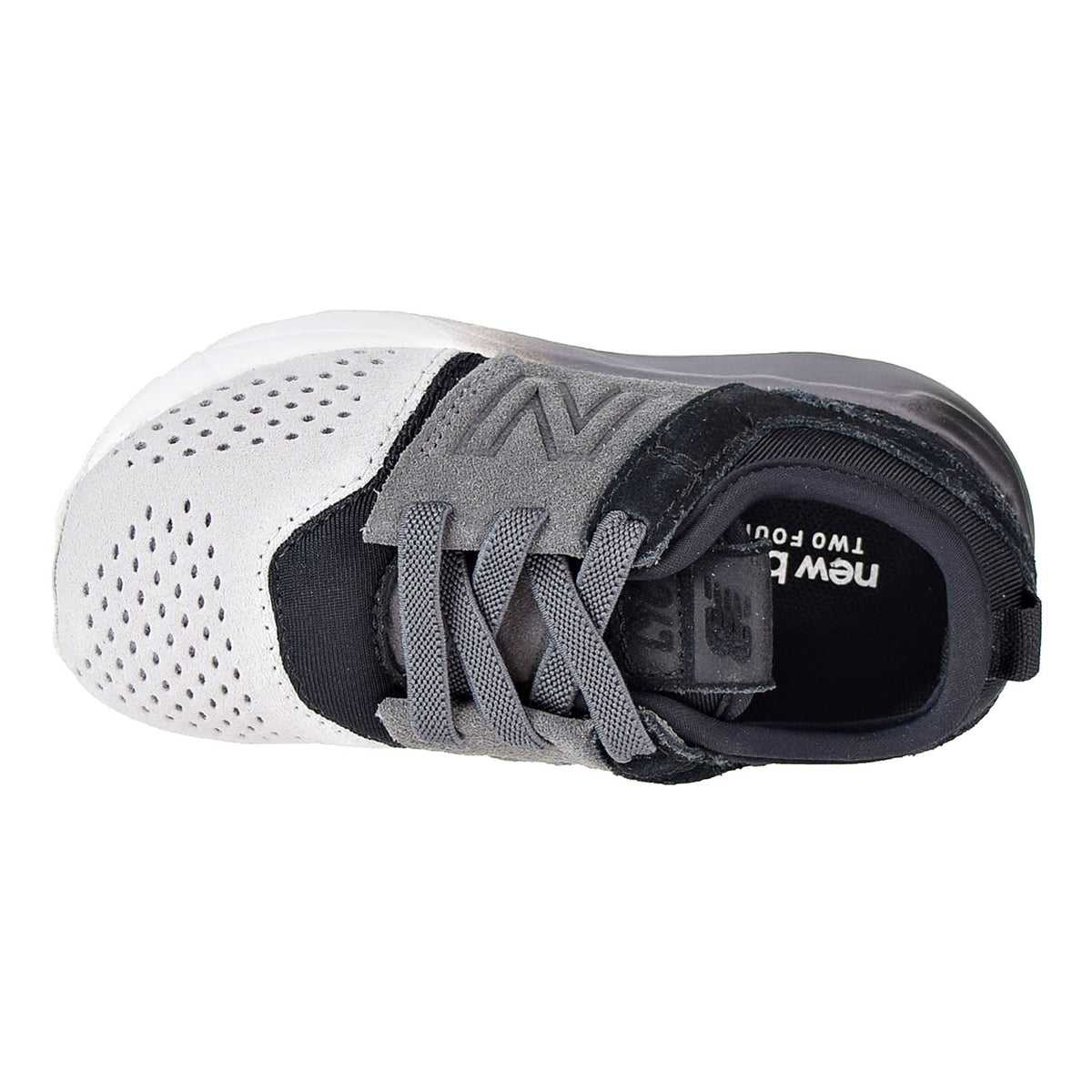 New Balance 247 Suede Toddler's Shoes Black/Castlerock