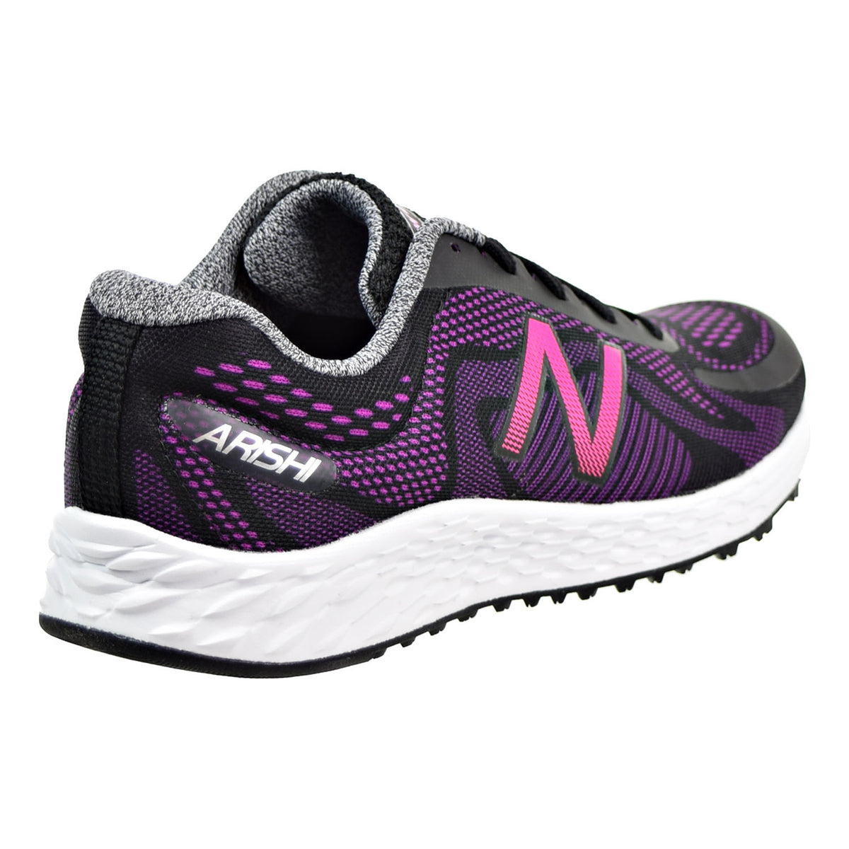 New Balance Arishi Big Kid's Running Shoes Black/Purple