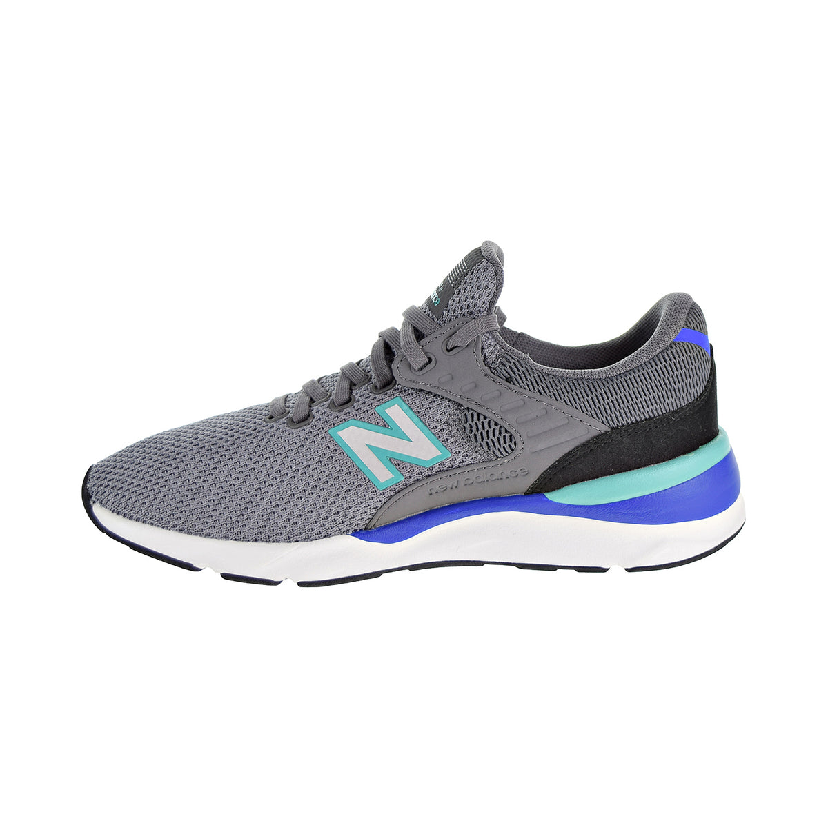 New Balance X-90 Big Kids Shoes Grey/Blue/Green