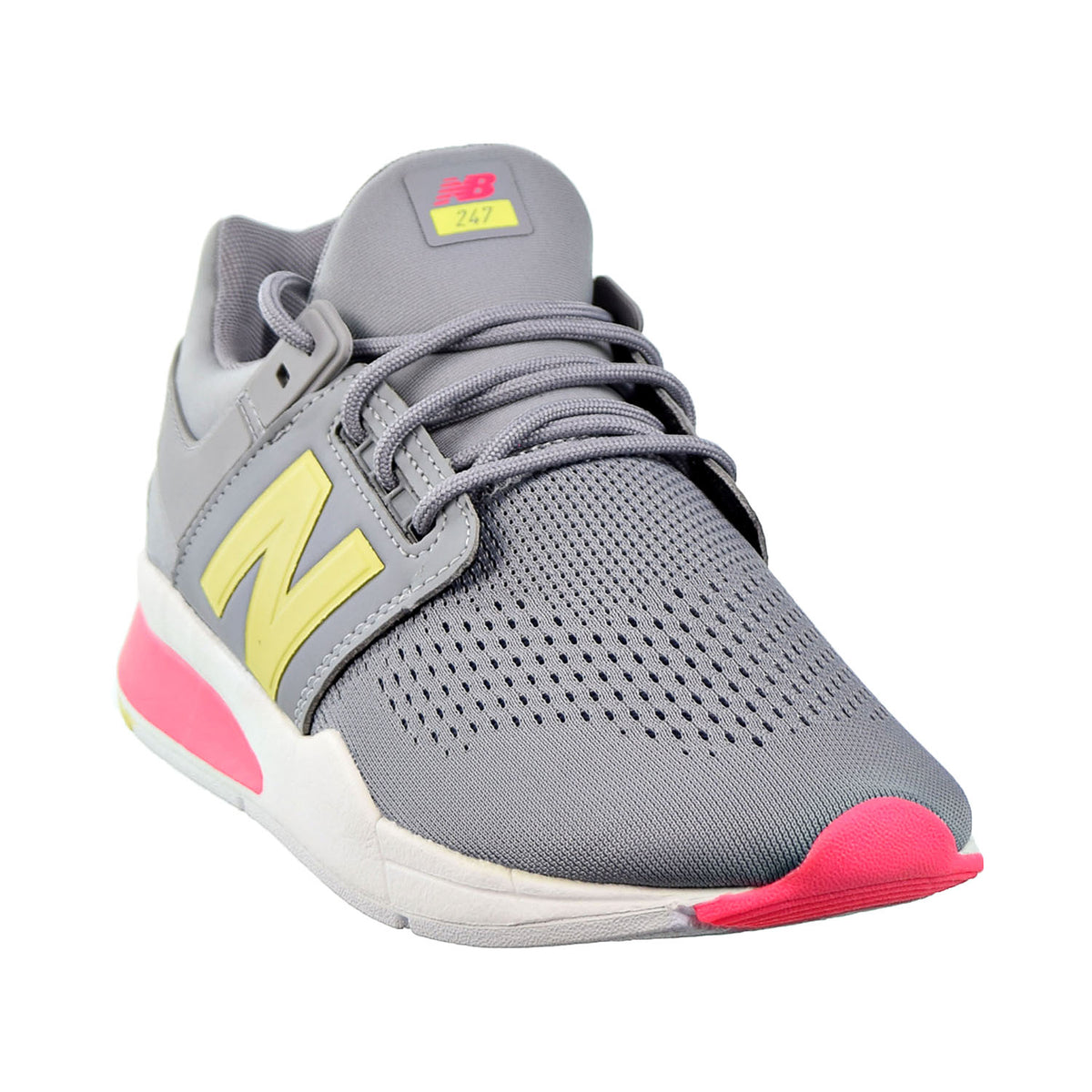 New Balance 247 Big Kids Shoes Grey/Pink