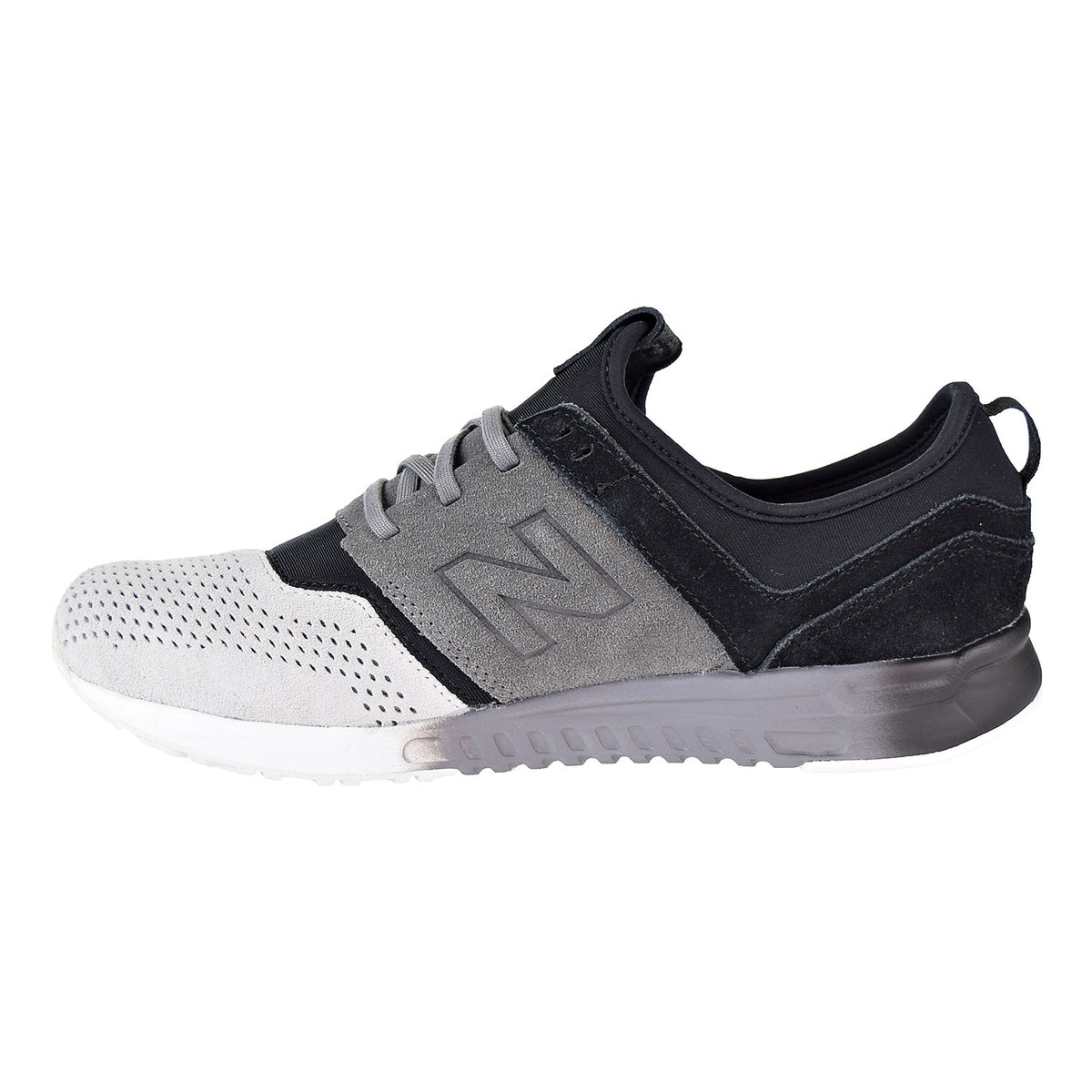 New Balance 247 Suede Big Kid's Shoes Black/Castlerock