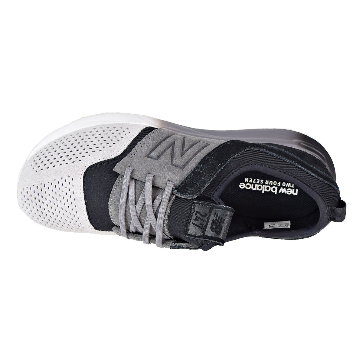 New Balance 247 Suede Big Kid's Shoes Black/Castlerock