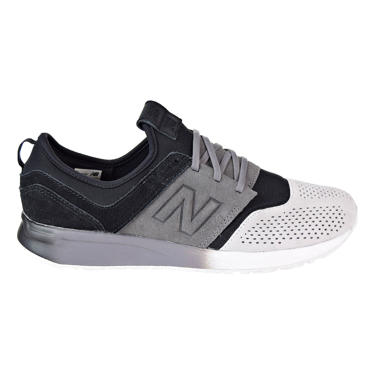 New Balance 247 Suede Big Kid's Shoes Black/Castlerock