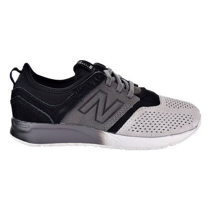 New Balance Suede 247 Little Kid's Shoes Black/Grey/White