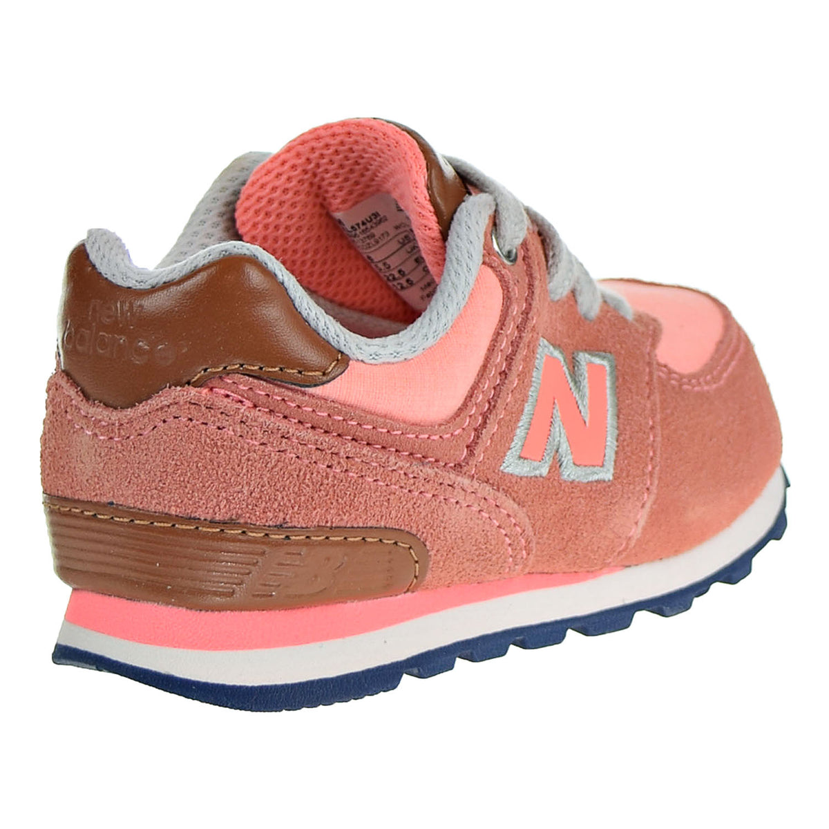 New Balance 574 Toddler's Shoes Peach